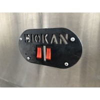 Ψησταριά κάρβουνου 2 άξονες επιδαπέδια BIOKAN 