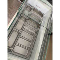 Ψυγείο παγωτού 10 θέσεων με αποθήκη
